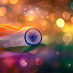 Professional Indian Tiranga background for 26 january 1950 day
