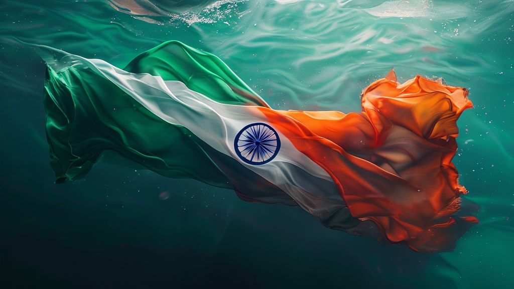Professional Indian Tiranga background for 26th january 1950 day