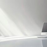 Minimalist White 4K desktop background image