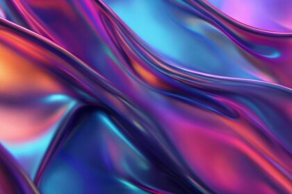 Luxury 3D glossy render desktop background image