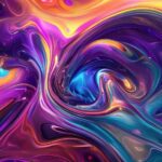 Abstract fluid art 4K desktop background