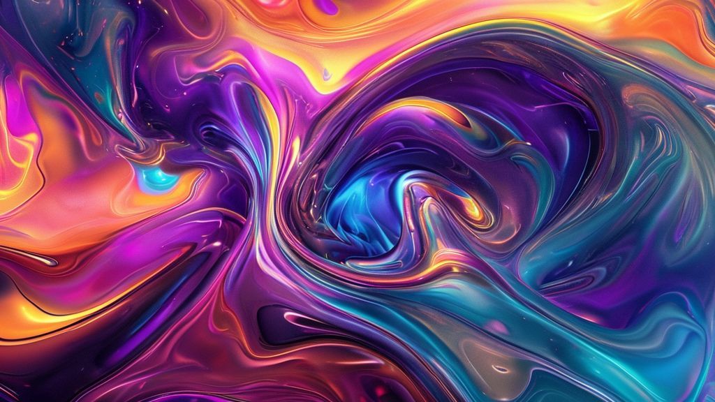 Abstract fluid art 4K desktop background