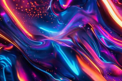 Cyberpunk abstract phone wallpaper