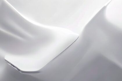 Minimalist white background for mobile