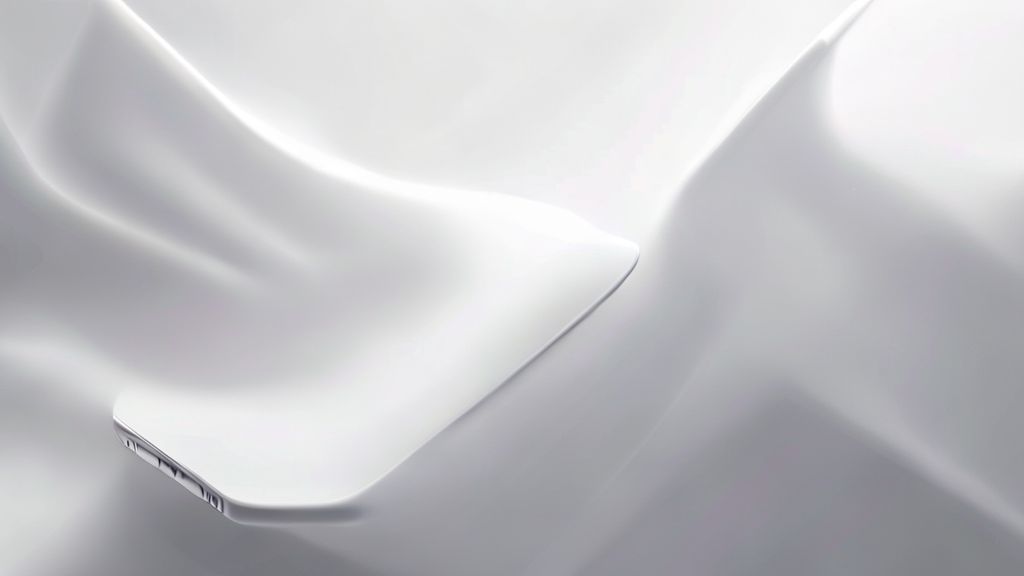 Minimalist white background for mobile