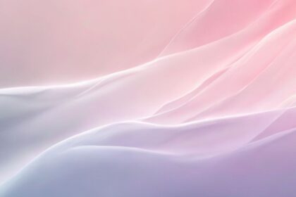 Minimalist white gradient abstract 4K desktop background