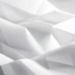 Minimalist white abstract geometric background