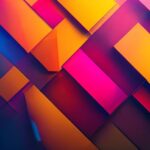 Minimalist abstract geometric 4K luxury background