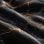 Luxurious dark wallpaper background with subtle gold accents and rich texture, ideal for an opulent 4K display.