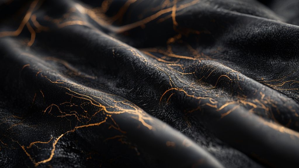 Luxurious dark wallpaper background with subtle gold accents and rich texture, ideal for an opulent 4K display.