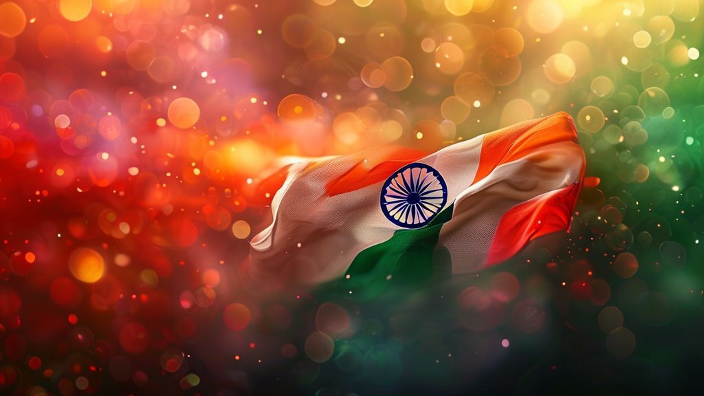 Professional Indian Tiranga background for happy republic
