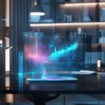 Luxurious 4K background for professional LinkedIn banners, featuring a sleek digital workspace.