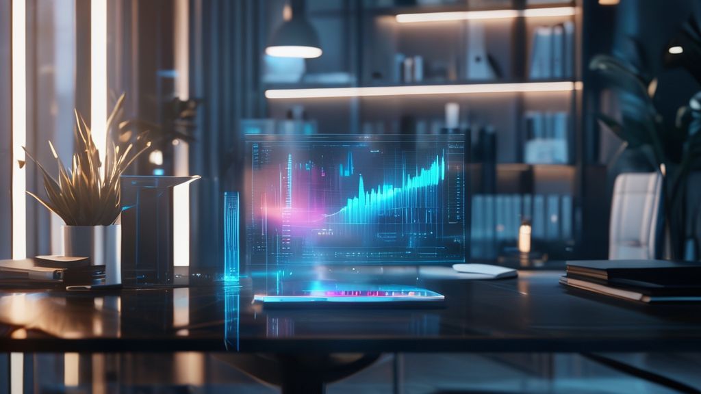 Luxurious 4K background for professional LinkedIn banners, featuring a sleek digital workspace.