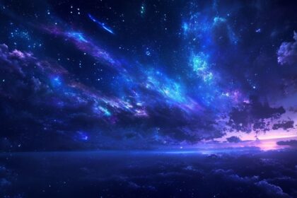 A luxurious 4K night sky wallpaper featuring countless stars, vibrant nebulae, distant galaxies, and a subtle aurora borealis for an opulent digital background.