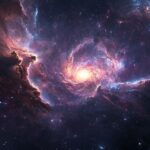 Luxury 4K space wallpaper featuring a vibrant nebula and stars, perfect for high-resolution screens and cosmic backdrops.